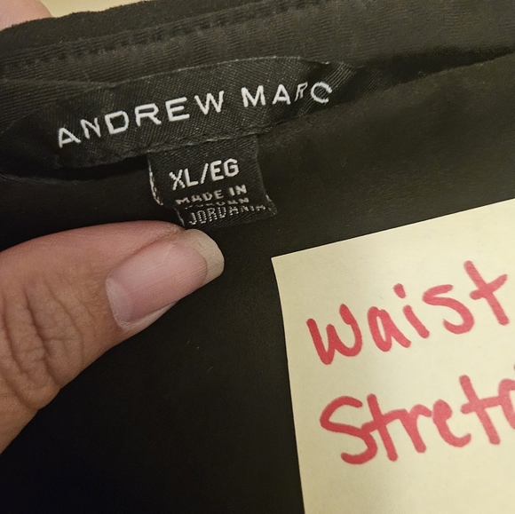 Black suede like pants - Picture 3 of 6